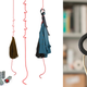Illustration for article titled Hanging Rope Coatrack Doesnt Waste an Inch Of Floor Space